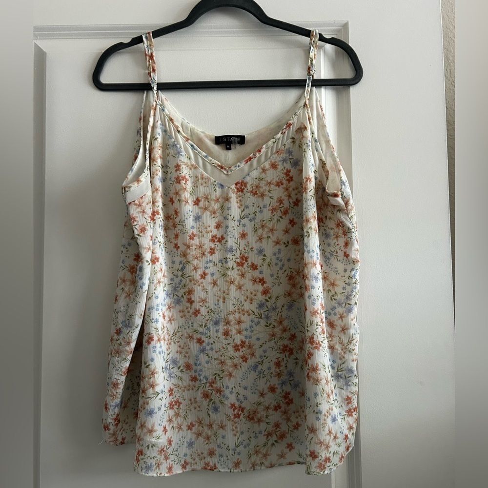 Floral Spaghetti Strap Top